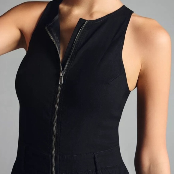 Anthropologie The Naomi Workwear Jumpsuit By Maeve Black Size 6 - Picture 2 of 3